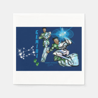 Gemini Theme birthday party favor Paper Napkin