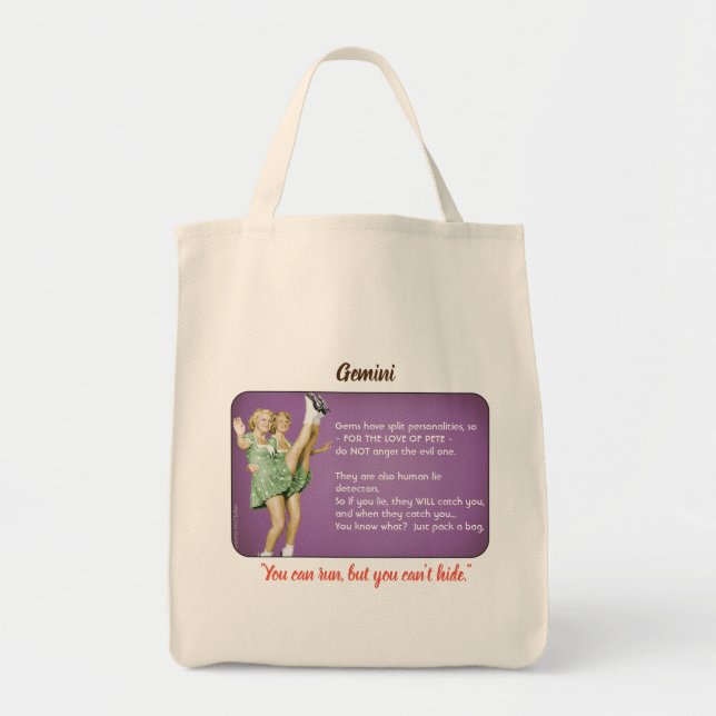 Gemini Tote Bag (Front)
