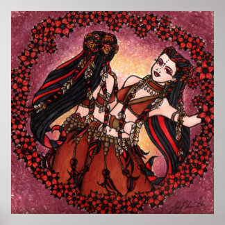 Gemini Tribal Belly Dance Poster