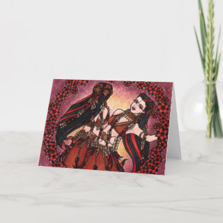Gemini Tribal Belly Dancers Card