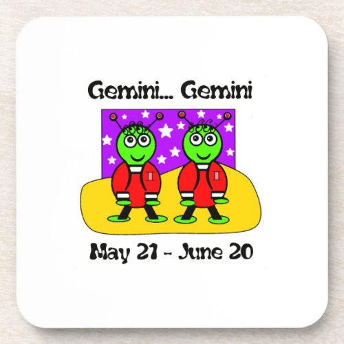 Gemini Twin Cuties Beverage Coaster