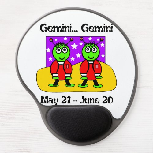 Gemini Twin Cuties  Gel Mouse Pad
