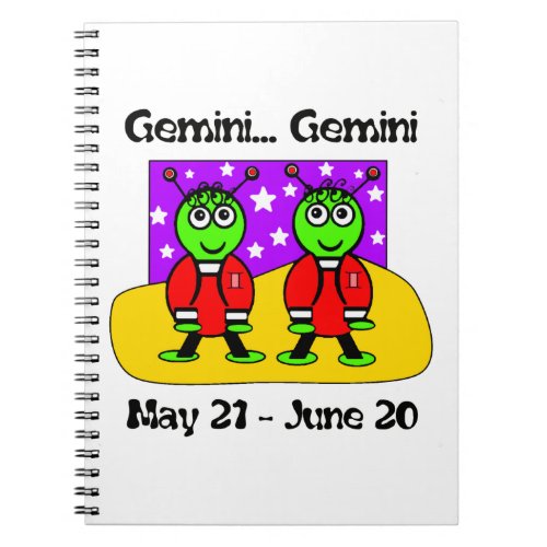 Gemini Twin Cuties Notebook