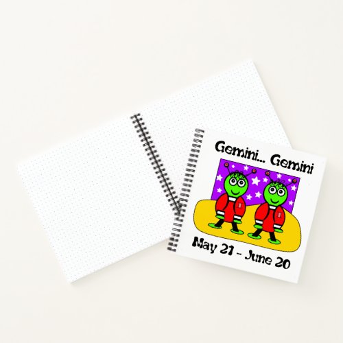 Gemini Twin Cuties Notebook