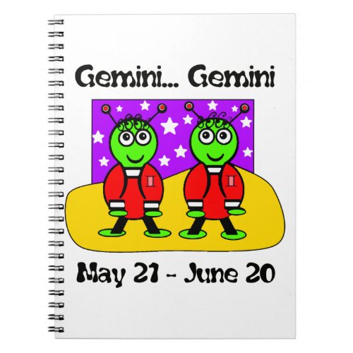 Gemini Twin Cuties Notebook