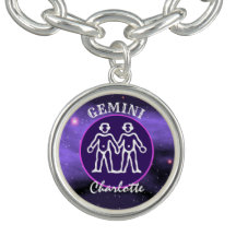 Gemini Twins Birth Sign Cute Zodiac Personalized