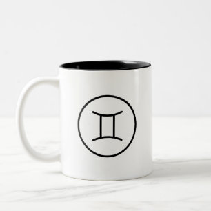 Gemini Twins Horoscope Zodiac Sign Mug
