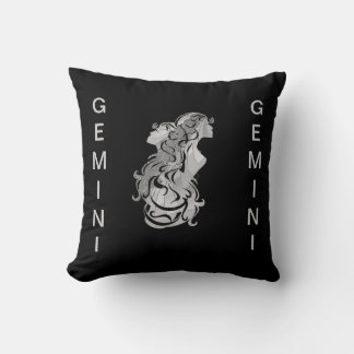 Gemini Twins Zodiac June Horoscope Throw Pillow