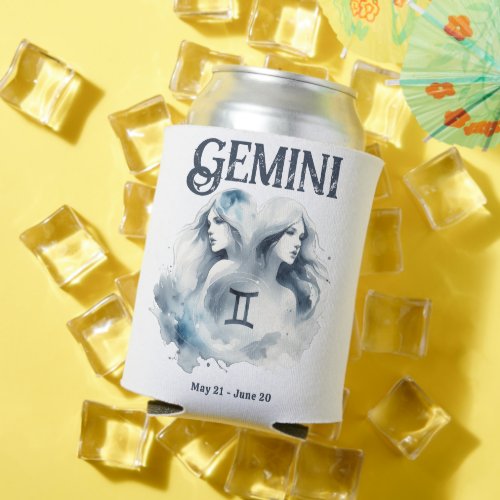 Gemini Twins Zodiac Themed Astrology Can Cooler