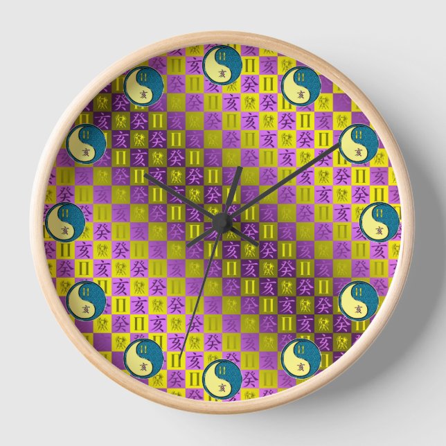 Gemini & Water Boar Clock (Front)