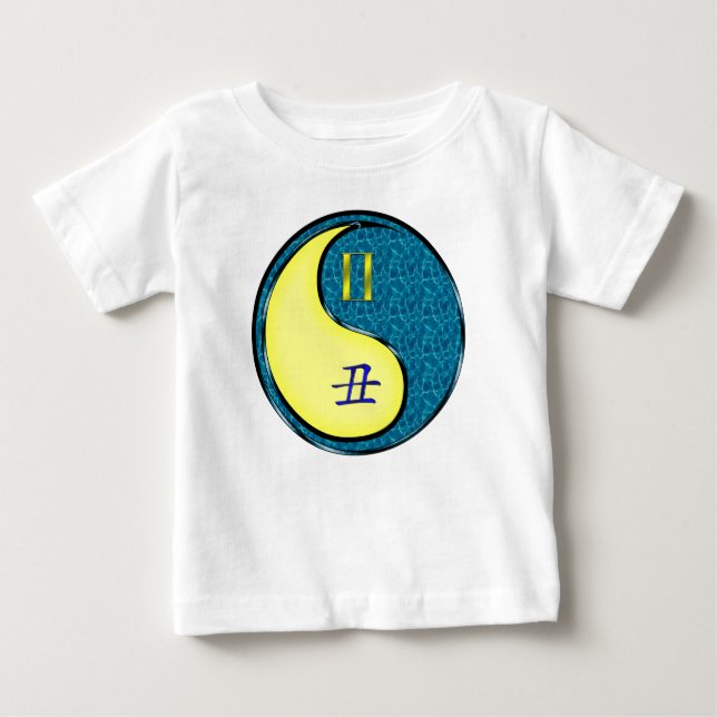 Gemini & Water Ox Baby T-Shirt (Front)