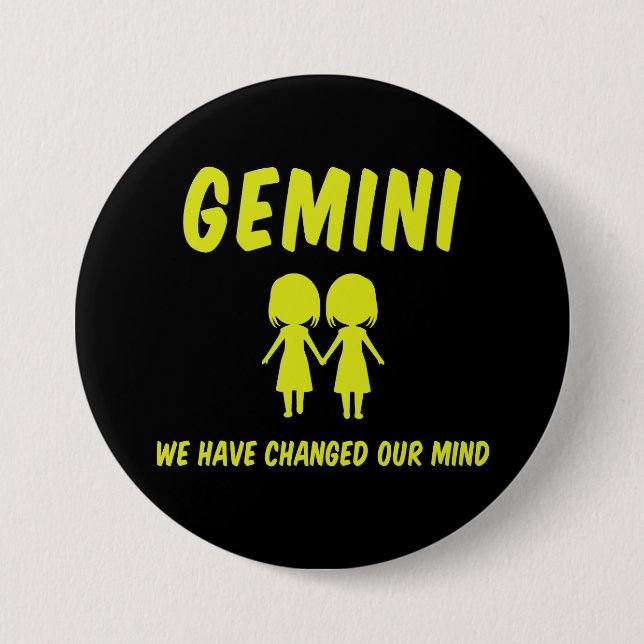 GEMINI: We Have Changed Our Mind Button (Front)