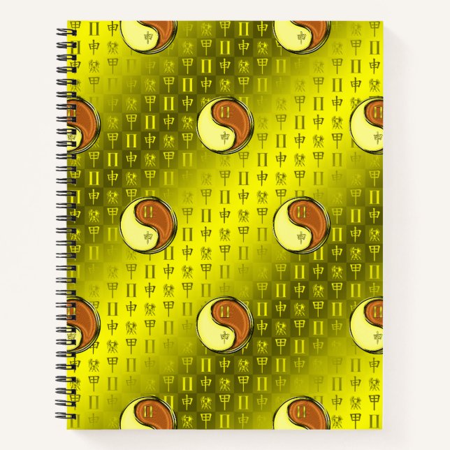Gemini & Wood Monkey Notebook (Front)