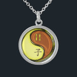 Gemini & Wood Rat Sterling Silver Necklace<br><div class="desc">For those born under the sign of Gemini in the Year of the Wood Rat.</div>