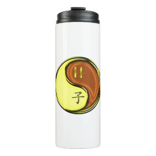 Gemini & Wood Rat Thermal Tumbler