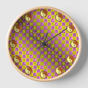 Gemini & Wood Rooster Clock
