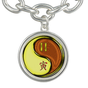 Gemini & Wood Tiger Bracelet