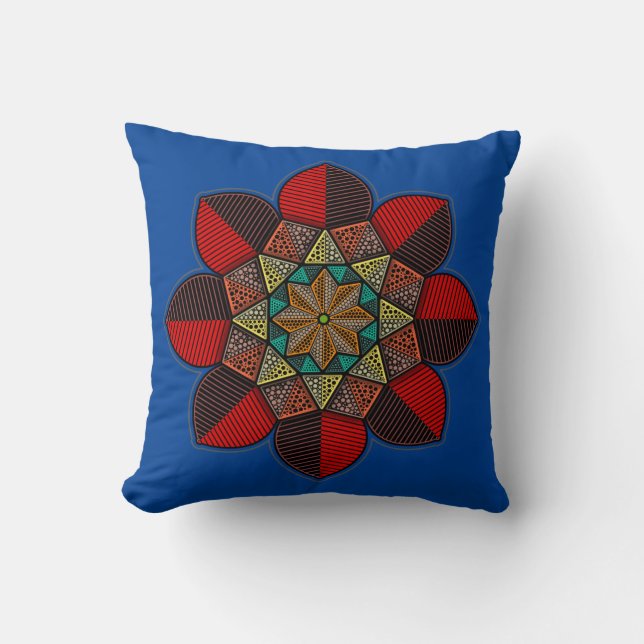 Gemini XXY Throw Pillow (Front)
