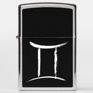 GEMINI Zodiac Astrology Sign May June Birthday Zippo Lighter