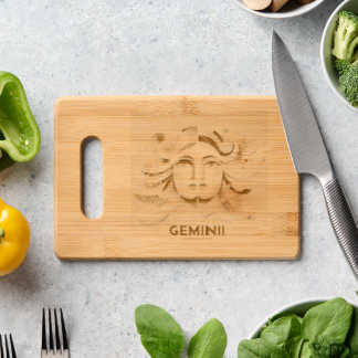 "Gemini Zodiac Bamboo Cutting Board – The Communic