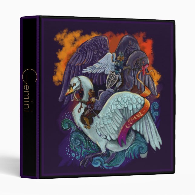 Gemini Zodiac Binder (Front/Spine)