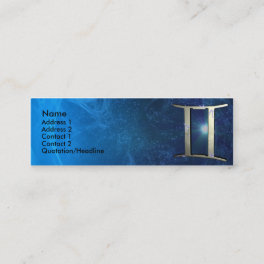 Gemini Zodiac Business Card Template