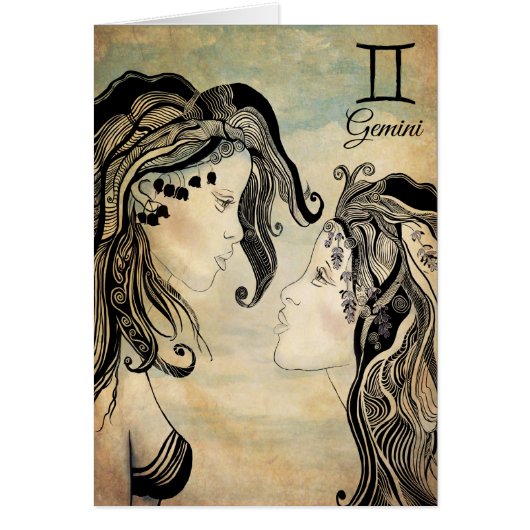 Gemini Zodiac Cards (Front)