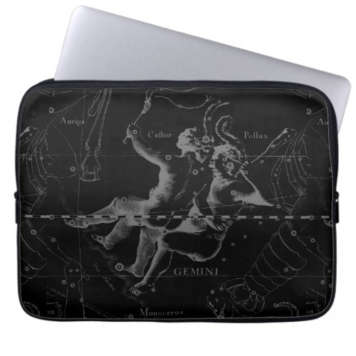 Gemini Zodiac Constellation Hevelius 1690 Laptop Sleeve