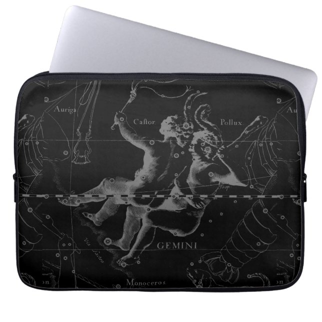 Gemini Zodiac Constellation Hevelius 1690 Laptop Sleeve (Front)