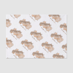 Gemini Zodiac Design Twins Tissue Paper