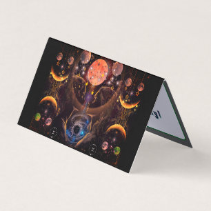 Gemini Zodiac Folded Card