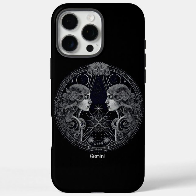 Gemini Zodiac Horoscope Case-Mate iPhone Case (Back)