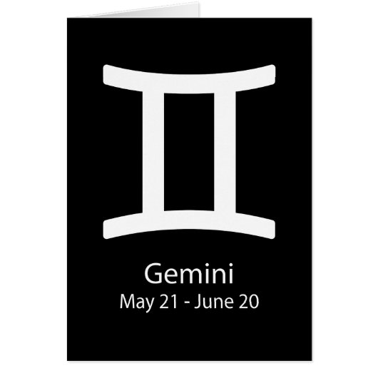 Gemini Zodiac sign Astrology (Front)