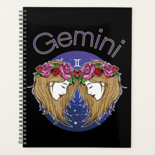Gemini Zodiac Sign Calendar Planner