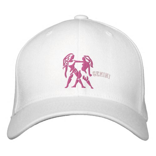 Gemini Zodiac Sign Embroidery May 12 _ June 20 Embroidered Baseball Hat