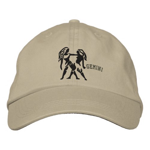 Gemini Zodiac Sign Embroidery May 12 _ June 20 Embroidered Baseball Hat