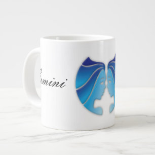 Gemini Zodiac Sign Giant Coffee Mug