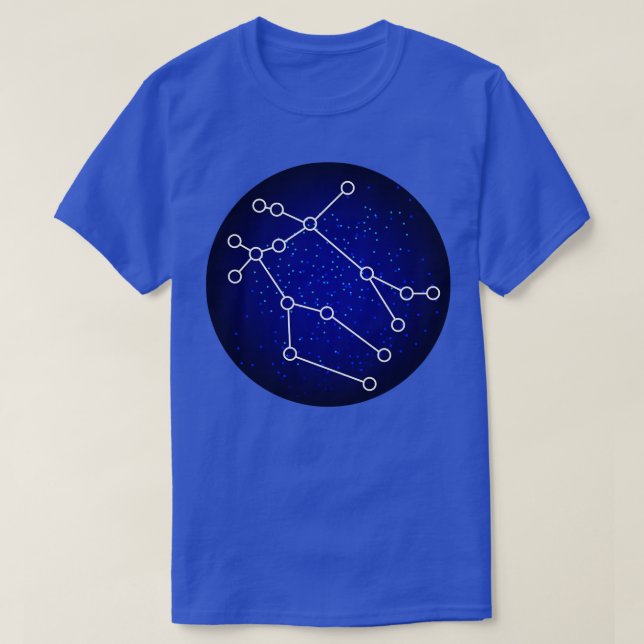 Gemini Zodiac Sign Gift T-Shirt (Design Front)