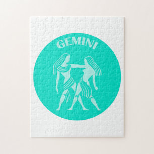 Gemini, Zodiac Sign, Horoscope, Astrology Jigsaw Puzzle