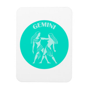 Gemini, Zodiac Sign, Horoscope, Astrology Magnet