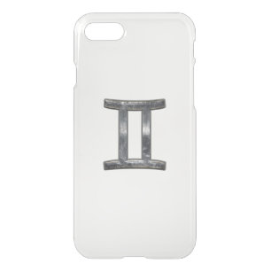 Gemini Zodiac Sign on Green Camo iPhone SE/8/7 Case