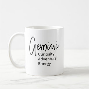 Gemini zodiac sign positive traits coffee mug