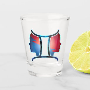 Gemini Zodiac Sign Shot Glass