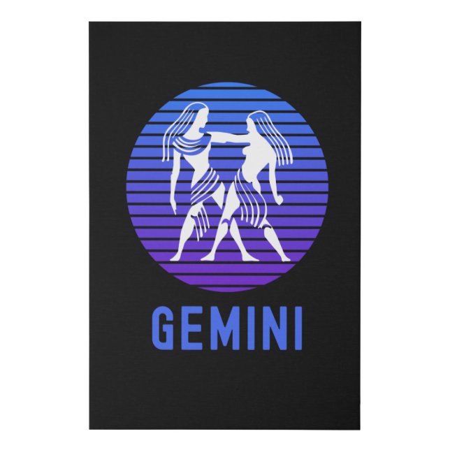 Gemini Zodiac Sign Symbol (Front)