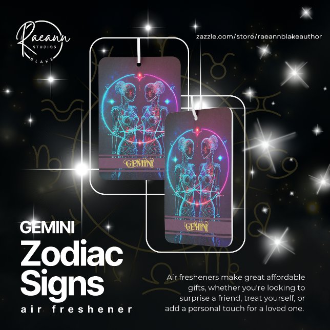 Gemini Zodiac Signs Celestial Air Freshener (Creator Uploaded)