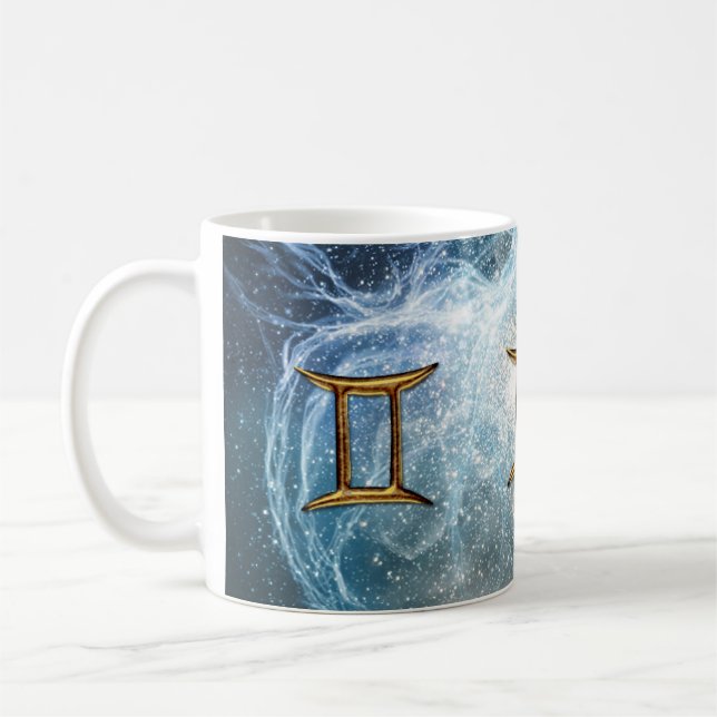 GEMINI Zodiac Star Sign Mug (Left)