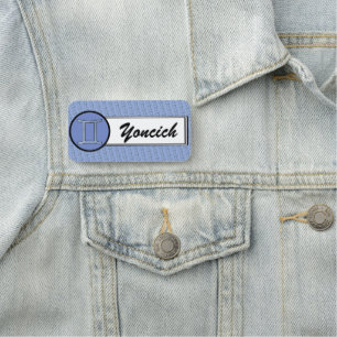 Gemini Zodiac Symbol Element by Kenneth Yoncich Name Tag