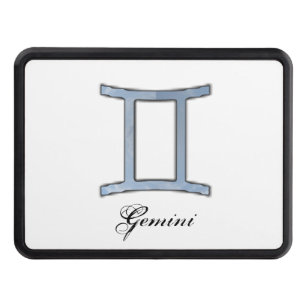 Gemini Zodiac Symbol Element by Kenneth Yoncich Tow Hitch Cover