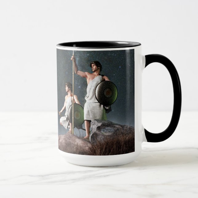 Gemini Zodiac Symbol Mug (Right)
