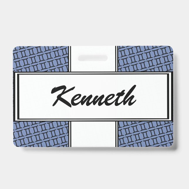 Gemini Zodiac Symbol Standard by Kenneth Yoncich Badge (Front)